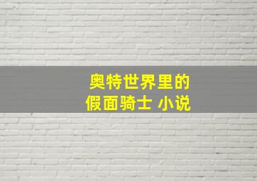 奥特世界里的假面骑士 小说